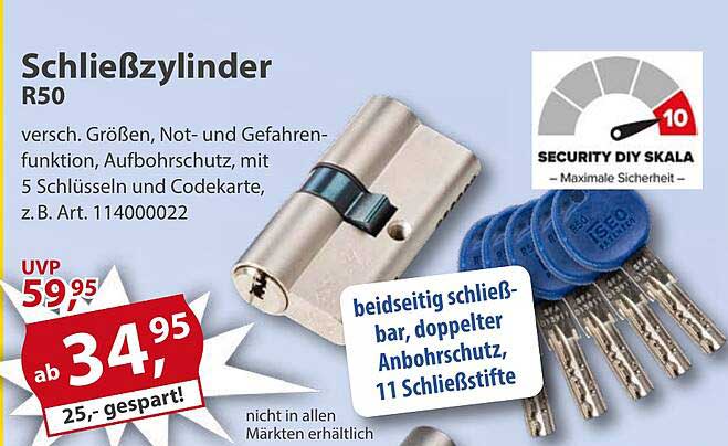 Schließzylinder R50