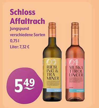 Schloss Affaltrach Jungspund verschiedene Sorten 0,75 l