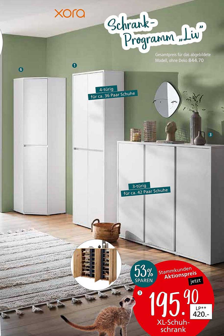 Schrank-Programm „Liv“ - XL-Schuhschrank