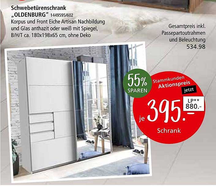 Schwebetürenschrank "OLDENBURG"