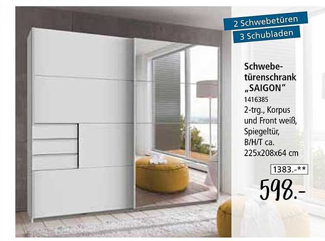 Schwebetürenschrank "SAIGON"