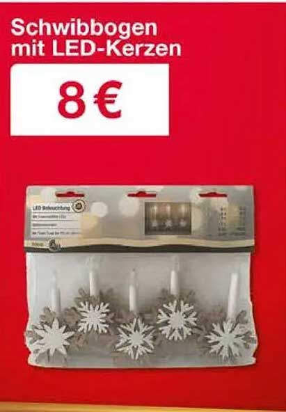 Schwibbogen mit LED-Kerzen