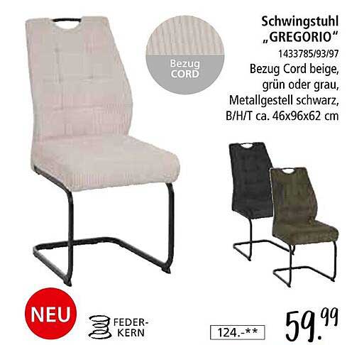 Schwingstuhl „GREGORIO“