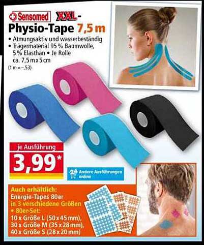 SENSOMED XXL Physio-Tape 7,5 m