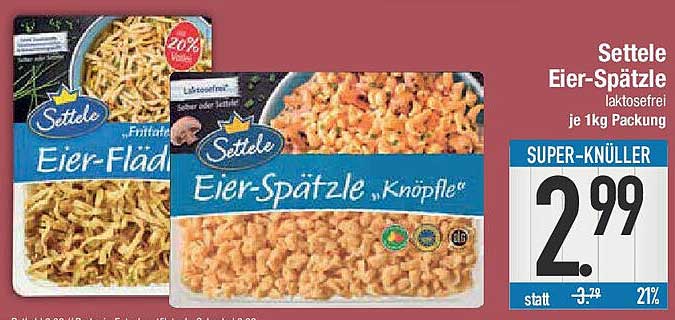 Settele Eier-Spätzle "Knöpfle" 1kg