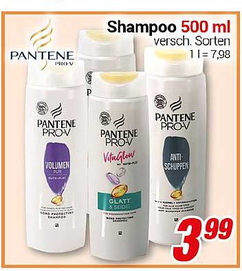 Shampoo 500 ml - Pantene Pro-V in verschiedenen Sorten