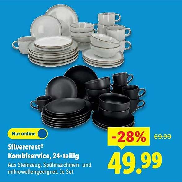 Silvercrest® Kombiservice, 24-teilig