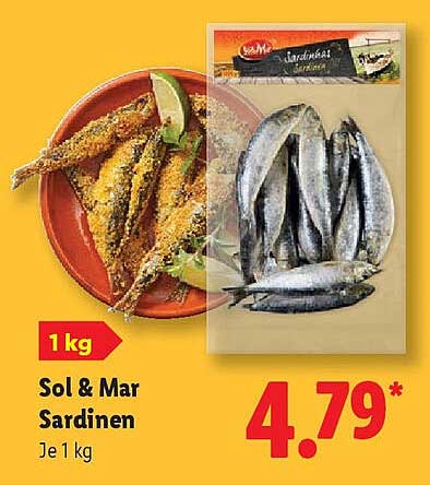Sol & Mar Sardinen je 1 kg