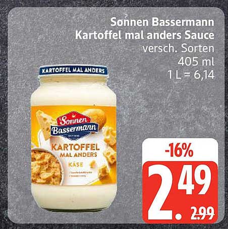Sonnen Bassermann Kartoffel mal anders Sauce 405 ml - verschiedene Sorten