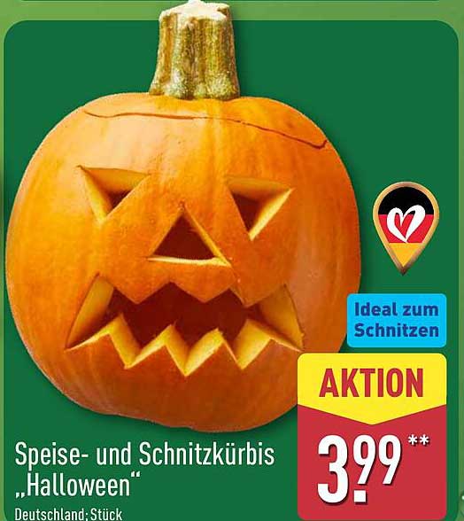 Speise- und Schnitzkürbis 'Halloween'