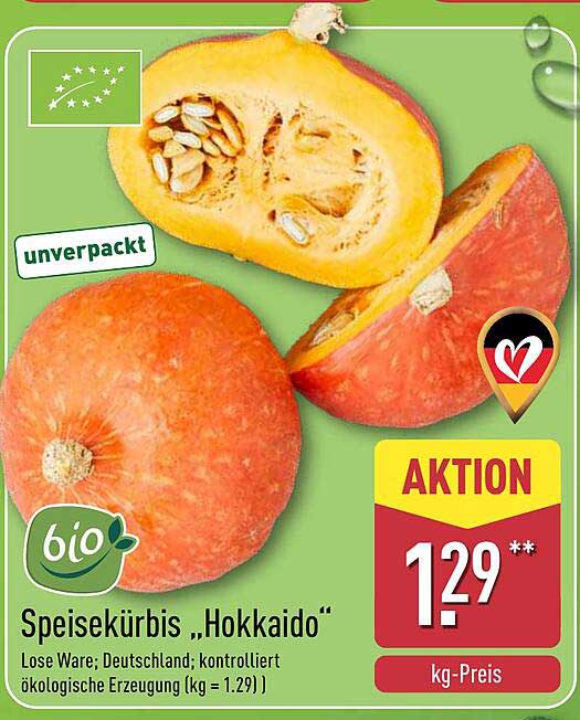 Speisekürbis "Hokkaido"