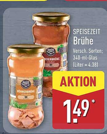 SPEISEZEIT Brühe - Verschiedene Sorten; 340-ml-Glas