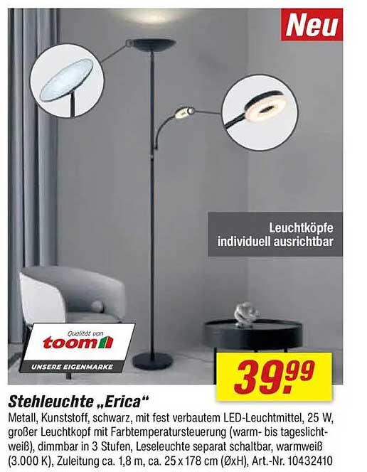 Stehleuchte „Erica“