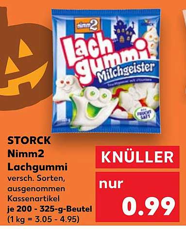 STORCK Nimm2 Lachgummi Milchgeister