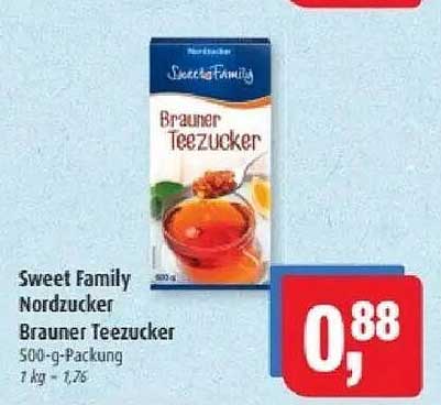 Sweet Family Brauner Teezucker 500 g