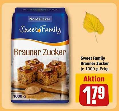 Sweet Family Brauner Zucker 1000 g