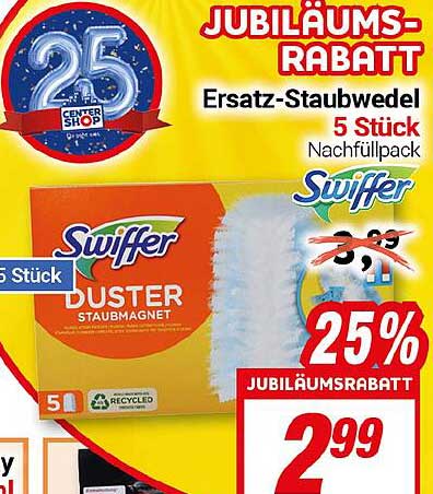 Swiffer Ersatz-Staubwedel 5 Stück Nachfüllpack