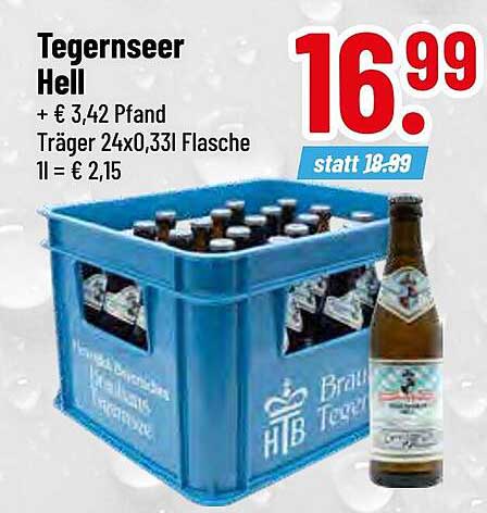 Tegernseer Hell Kasten (24 x 0,33 L)