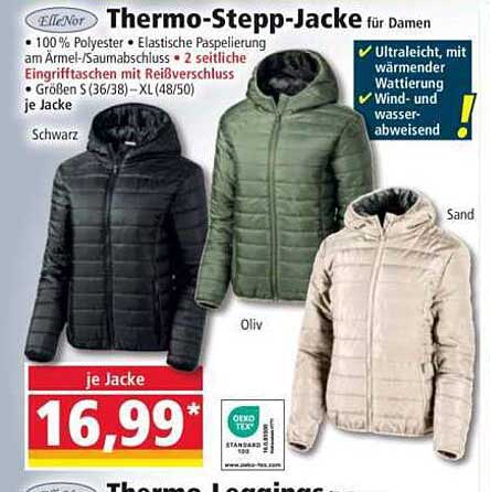 Thermo-Stepp-Jacke für Damen