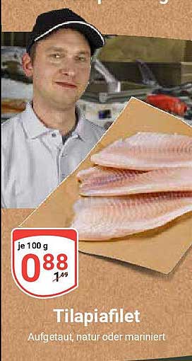 Tilapiafilet Aufgetaut, Natur oder Mariniert