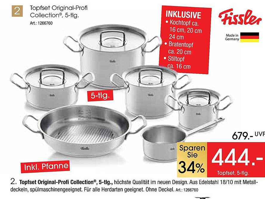 Topfset Original-Profi Collection®, 5-tlg.
