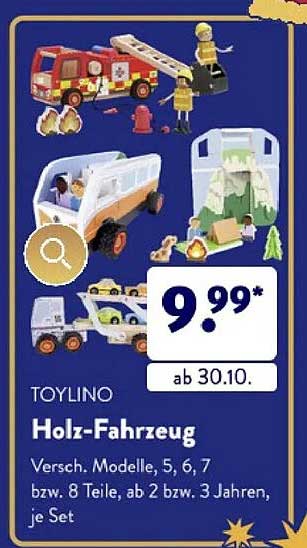TOYLINO Holz-Fahrzeug