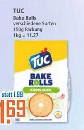 TUC Bake Rolls 150g – Verschiedene Sorten