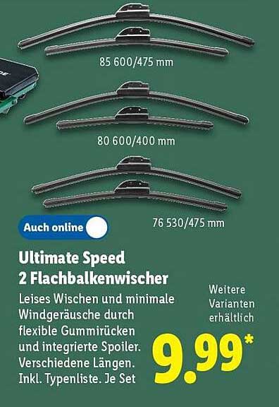 Ultimate Speed 2 Flachbalkenwischer