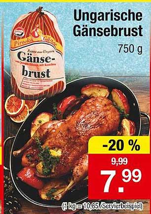 Ungarische Gänsebrust 750 g