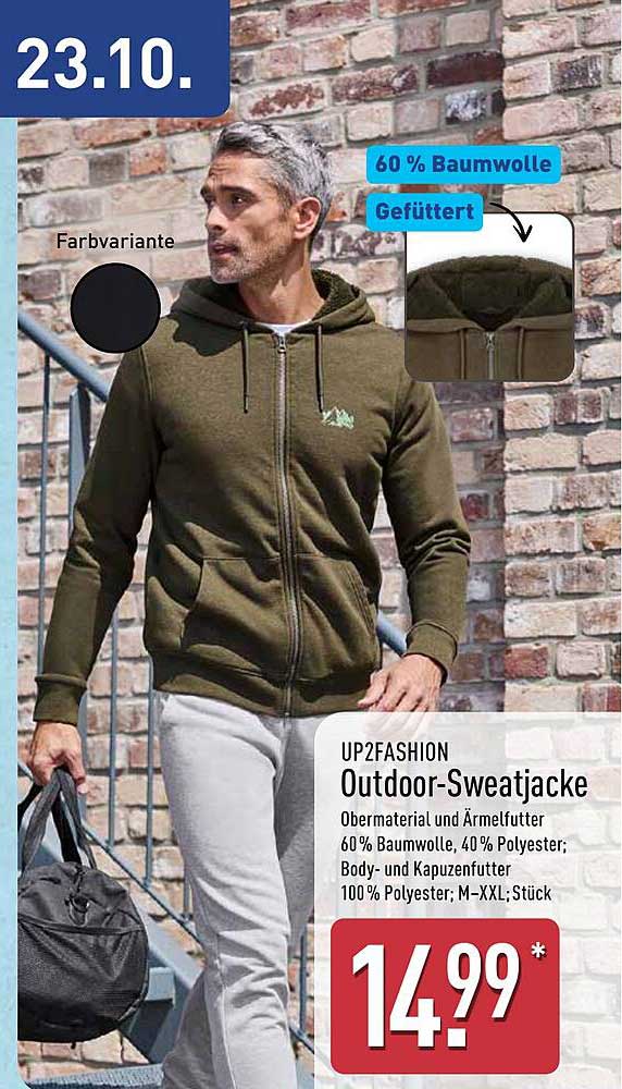 UP2FASHION Outdoor-Sweatjacke