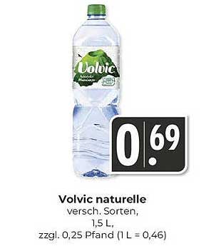 Volvic naturelle 1,5 L, verschiedene Sorten