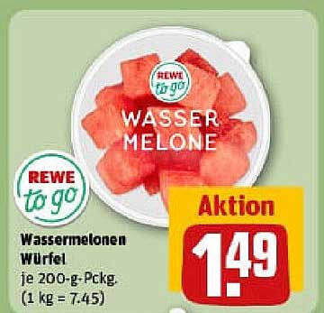Wassermelonen Würfel