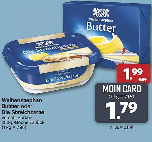 Weihenstephan Butter oder Die Streichzarte 250-g-Becher