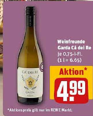 Weinfreunde Garda Cà dei Re je 0,75 l-Fl.