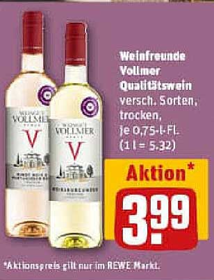 Weinfreunde Vollmer Qualitätswein - trocken, 0,75 l
