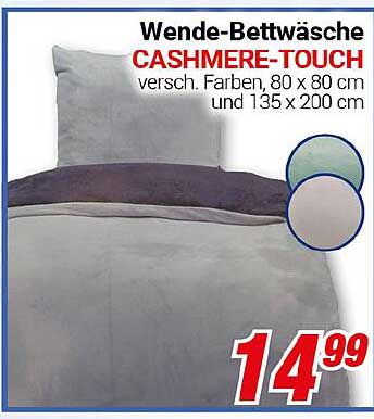 Wende-Bettwäsche CASHMERE-TOUCH
