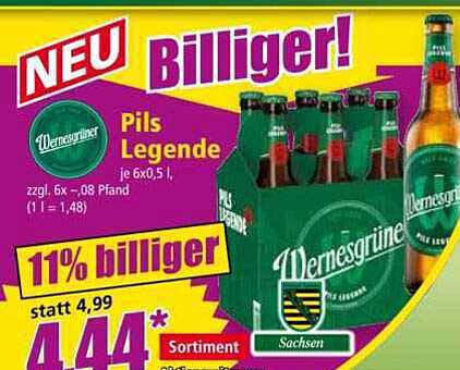 Werner's Pils Legende 6x0,5L