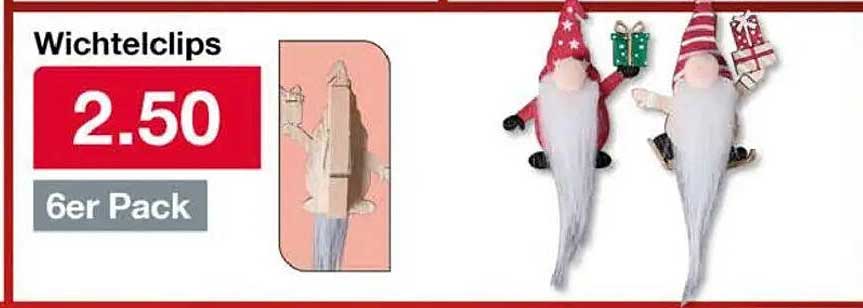 Wichtelclips 6er Pack