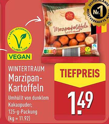 WINTERTRAUM Marzipan-Kartoffeln