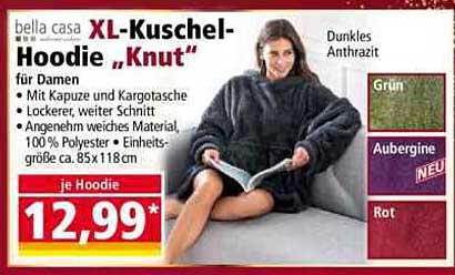 XL-Kuschel-Hoodie "Knut" für Damen