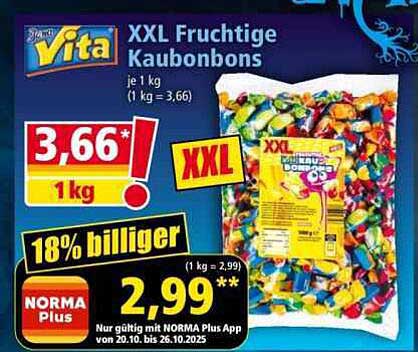XXL Fruchtige Kaubonbons - nur für kurze Zeit!
