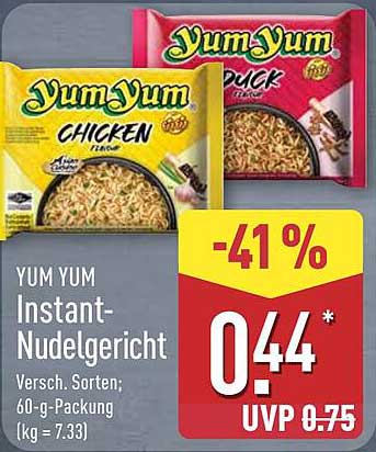 YUM YUM Instant-Nudelgericht - Vielfältiger Genuss für jeden Anlass