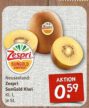 Zespri SunGold Kiwi - Aktion!