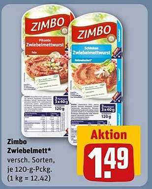 Zimbo Zwiebelmettwurst - vielfältiger Genuss