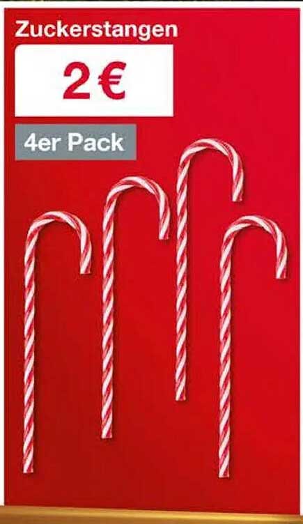 Zuckerstangen 4er Pack