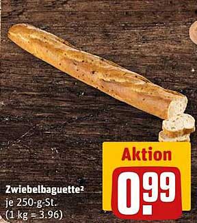 Zwiebelbaguette 250 g zum Aktionspreis