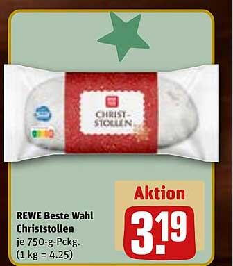 REWE Beste Wahl Christstollen