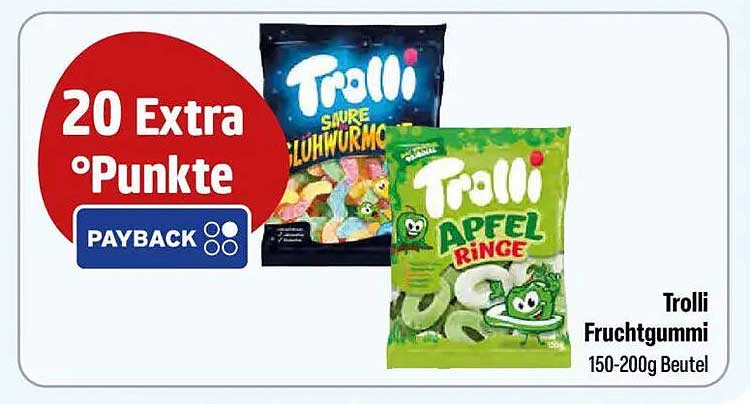 Trolli Fruchtgummi 150-200g Beutel