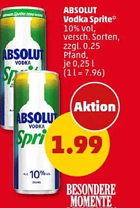 ABSOLUT Vodka Sprite*