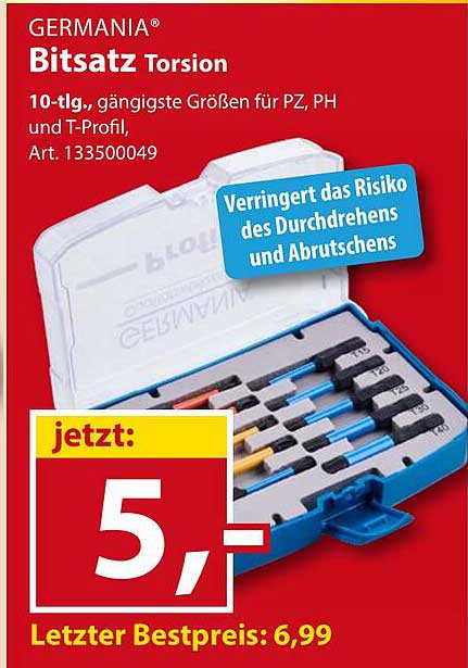 GERMANIA® Bitsatz Torsion